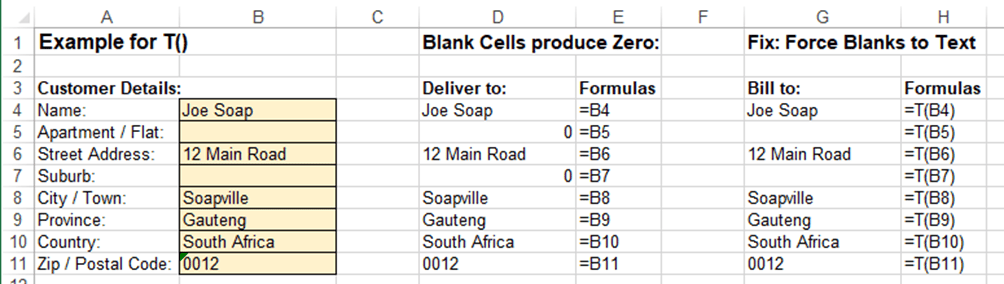The Cryptic T() and N() Functions to Force Text and Numbers – Excel for ...